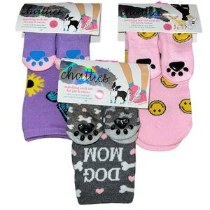 ❄️ Chatties Matching Pet Owner Sock Set